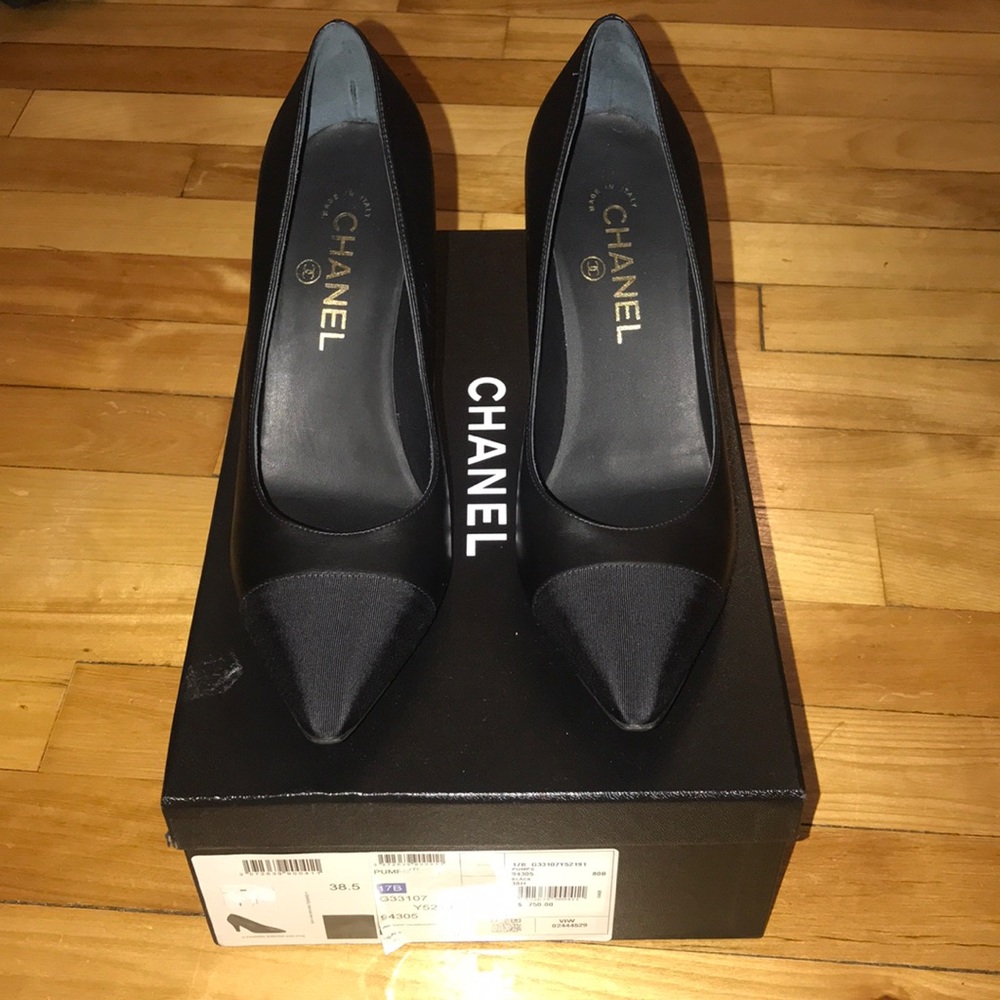 CHANEL Black Heels